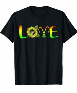 I Love Fishing And Sunflower Tshirt Funny Fishing Gifts
