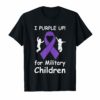 I Purple Up For Month Of The Military Child T-Shirt
