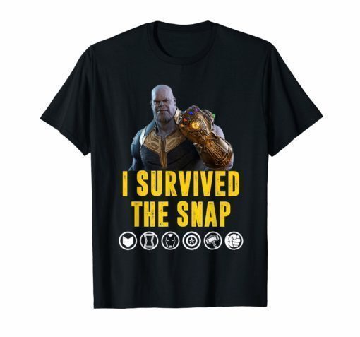 I Survived the Snap Funny Gift Hero T-Shirt