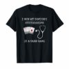 I Won My Doctor's Stethoscope Card Game Nurses Playing Cards T-Shirts