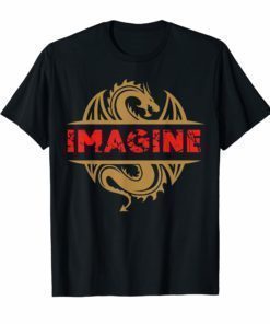 IMAGINE Fantasy Dragon Style T-shirt