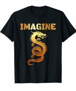 IMAGINE Fantasy Dragon T-Shirt for Dragons Lovers
