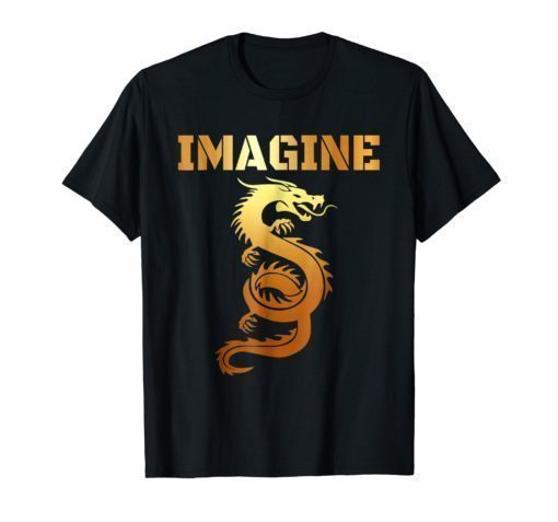 IMAGINE Fantasy Dragon T-Shirt for Dragons Lovers