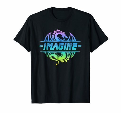 IMAGINE Fantasy Dragon Tattoo TShirt