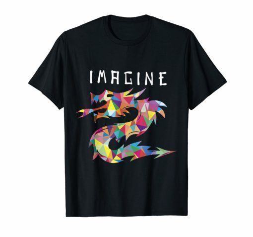 Imagine Fantasy Dragon Tattoo Style T-Shirt