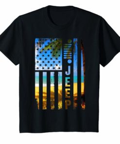 Jeep American Flag Summer Beach 2019 Shirt