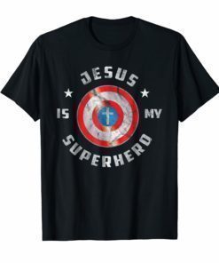Jesus is My Superhero Fun Christian Religious T-Shirt
