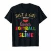 Just A Girl Who Loves Softball And Slime Shirt