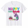 Kids Happy EastRAWR TShirt for kids Cute Dinosaur with Bunny Ears