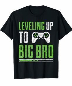 Leveling up to Big Bro T-Shirt Promoted To Big Brother Shirt