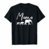 MAMA Shirt ELEPHANT Mother's Day Gifts Mommy Mom Best Top
