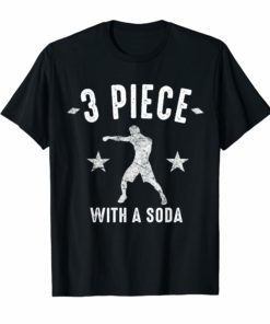 MMA Punch Combination T-Shirt Three Piece With A Soda