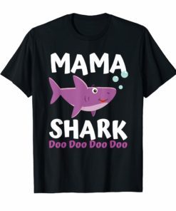 Mama Shark Doo Doo Shirt - Matching Family Shark Shirts Set