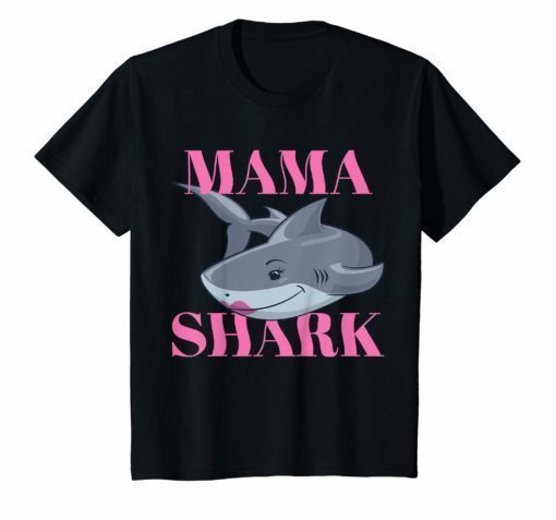 Mama Shark Tshirt Cute Gift for Moms