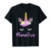 Mamacorn Floral Unicorn Gift Cute Shirt for Mothers Day Mom