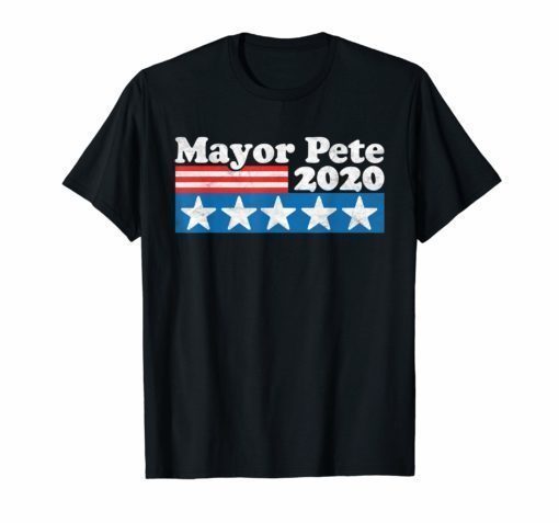 Mayor Pete Buttigieg President 2020 Retro Distressed T-Shirt
