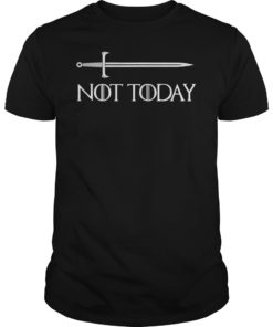 Mens Not Today Sword Shirt