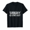 Mens T shirt Sunday Gunday