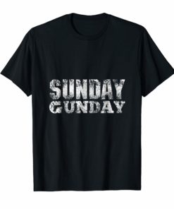 Mens T shirt Sunday Gunday
