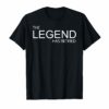 Mens The Legend Has Retired T-Shirt Retirement Gift Tee