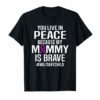 Military Child Month Purple Up Free Brave Mammy Pride T-Shirt