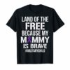 Military Child Month Purple Up Free Brave Mom Pride T Shirt