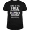 Military Child Month Purple Up Free Brave Mom Pride T-Shirt