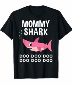 Mommy Shark Doo Doo Shirt for Matching Family Pajamas