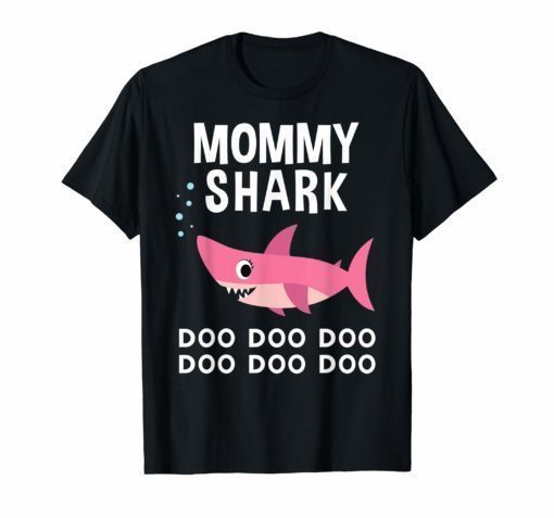 Mommy Shark Doo Doo Shirt for Matching Family Pajamas