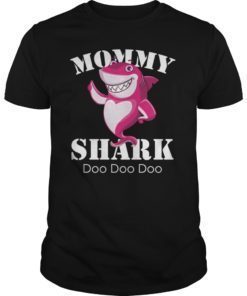 Mommy Shark Mom Mama Matching Family Shark Shirt