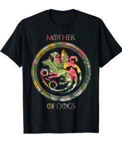 Mother Of Dogs Mom Floral T-Shirt