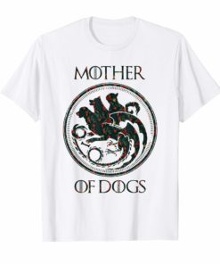 Mother Of Dogs Mom Floral t shirt for mother's day