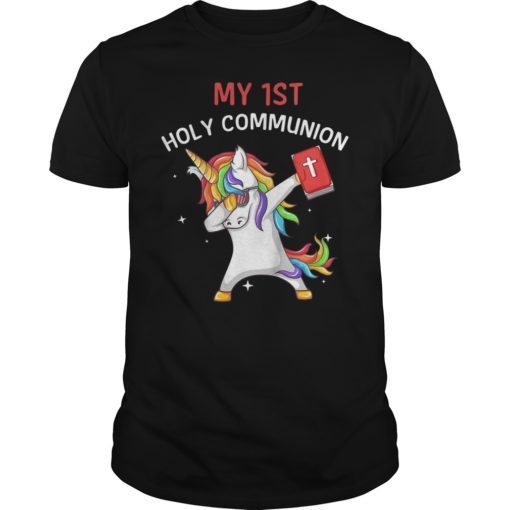 My 1st Holy Communion Unicorn Tee Shirt