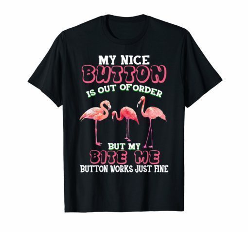 My Nice Button Is Out Of Order T shirt