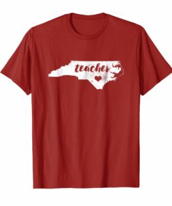 NC Red For Ed Shirt North Carolina Teacher #RedForEd t-shirt