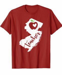 New Jersey Teacher Protest Red For Ed T Shirt