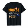 Nurse Est 2019 T-Shirt Nursing School Graduation Gifts