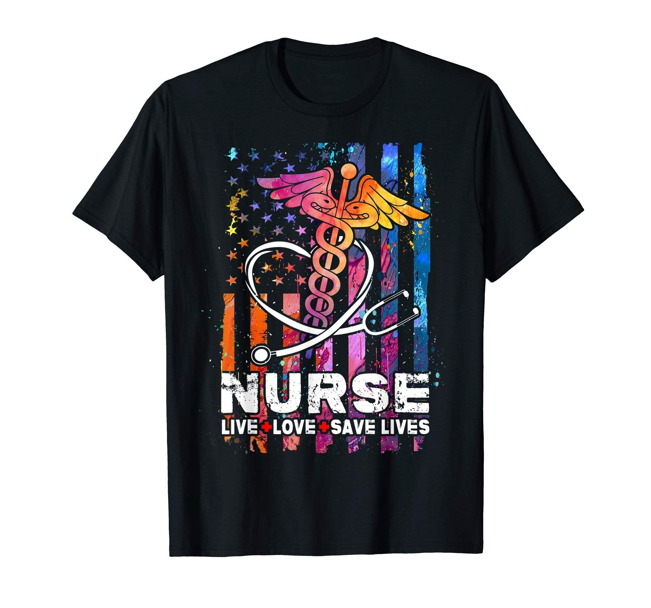 Nurse Live Love Save Lives Cute Gift Tee Shirt - ShirtsMango Office