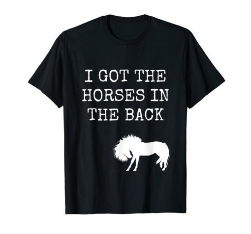 Old Town Road Horses In The Back Country Rap Music Shirts