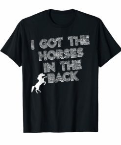 Old Town Road Horses In The Back Country Rap Music T-Shirt