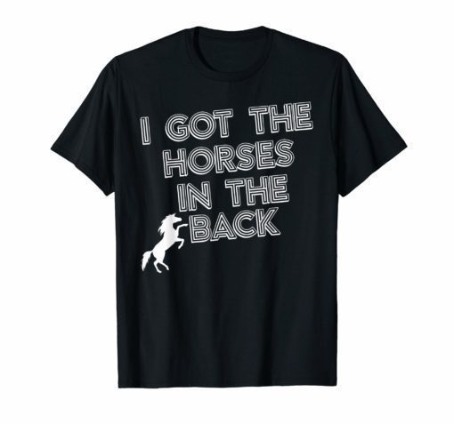 Old Town Road Horses In The Back Country Rap Music T-Shirt