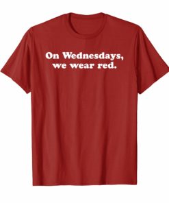 On Wednesdays We Wear Red Tee Red For Ed TShirt
