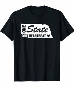 One State One Heartbeat Nebraska Shirt