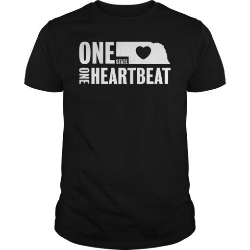 One State One Heartbeat Nebraska TShirt