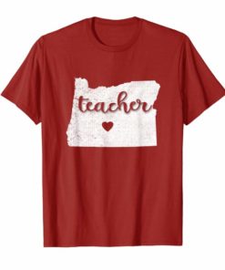 Oregon Teacher Protest Red for Ed T Shirt