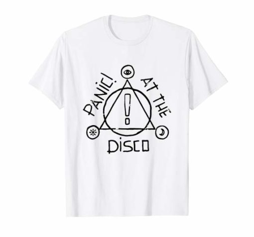 Panic Tee, Symbol At The Disco T-Shirt Funny