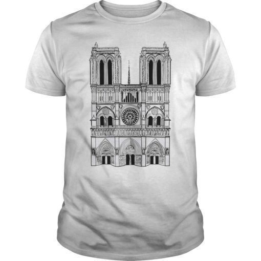 Paris France Notre Dame Cathedral T-Shirt