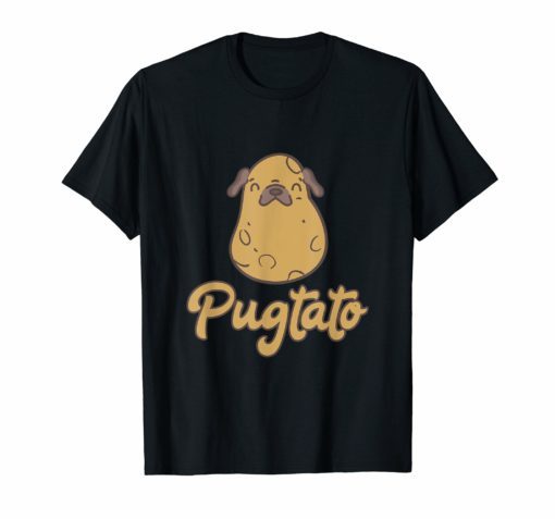 Pug Potato Cute Pugtato Funny Dog Lover Shirt