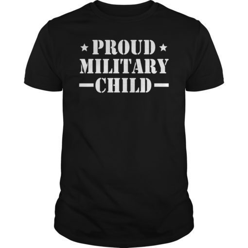 Purple Proud Military Child Tee Shirt