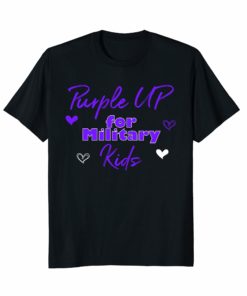 Purple Up For Military Kids Awareness Shirt